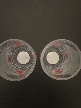 Red Lips Highball Drinking Glasses